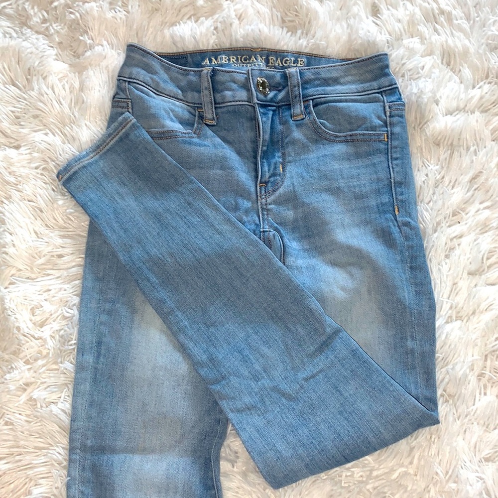 American Eagle super super stretch x jeans
